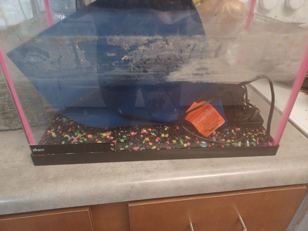 Glo Fish Blue Led Aquarium