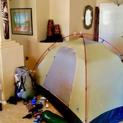 Backpacking Tent And Gear