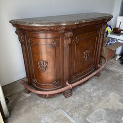 Bar With Stools. 
