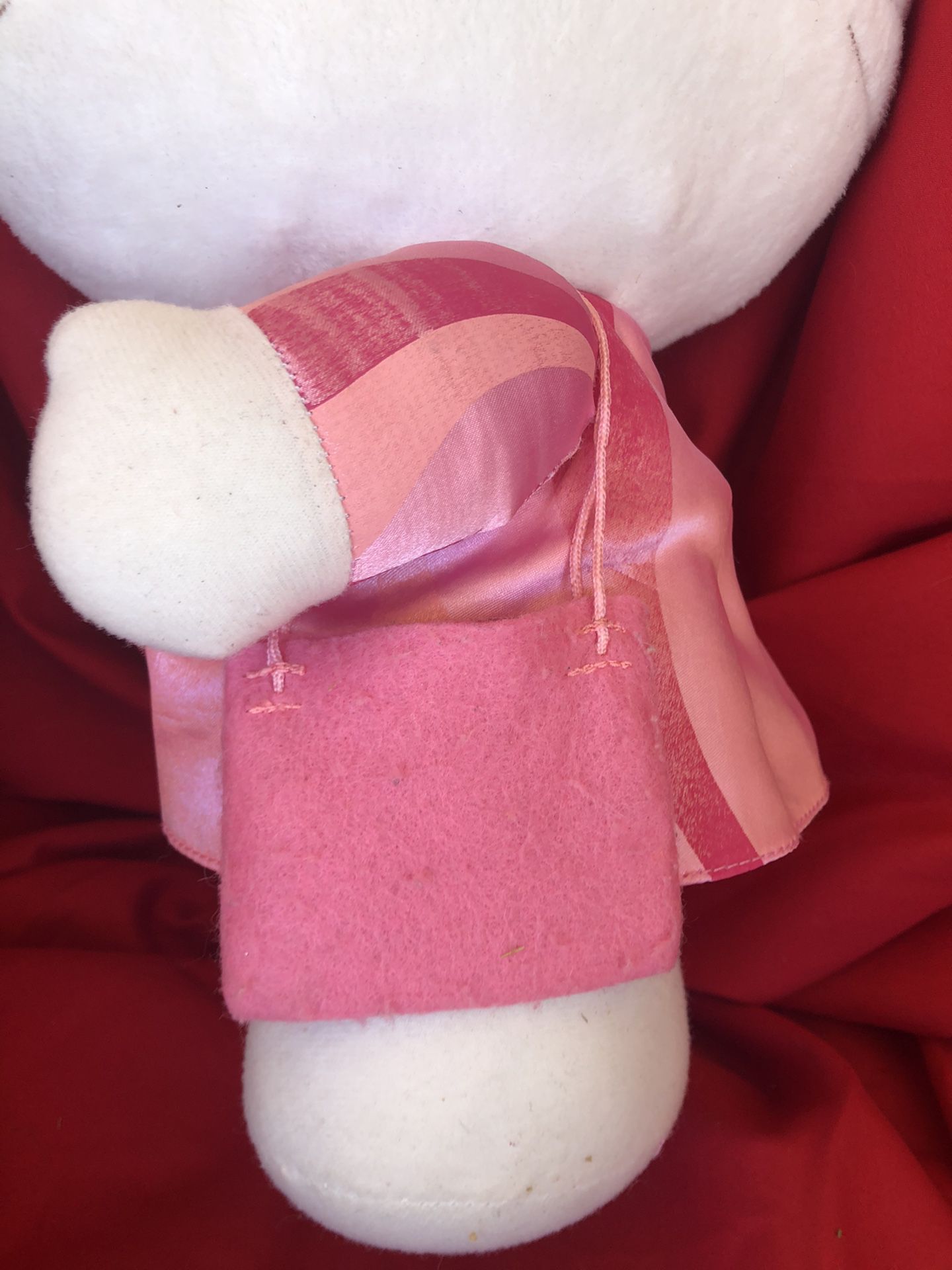 Large 15” Vintage Hello Kitty plush plushie doll , she's holding a purse  and has a pink dress and matching bow in hair. Toy sale! Sanrio for Sale in  Phoenix, AZ - OfferUp