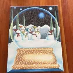 Scott Ward “Snow Globe” Painting Originally $150