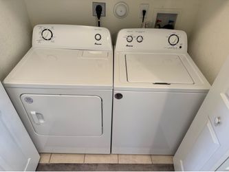 Washer and Dryer Amana