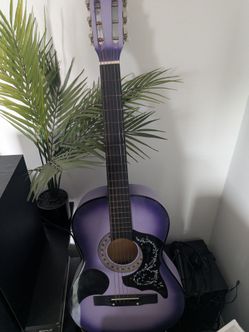 Guitar purple