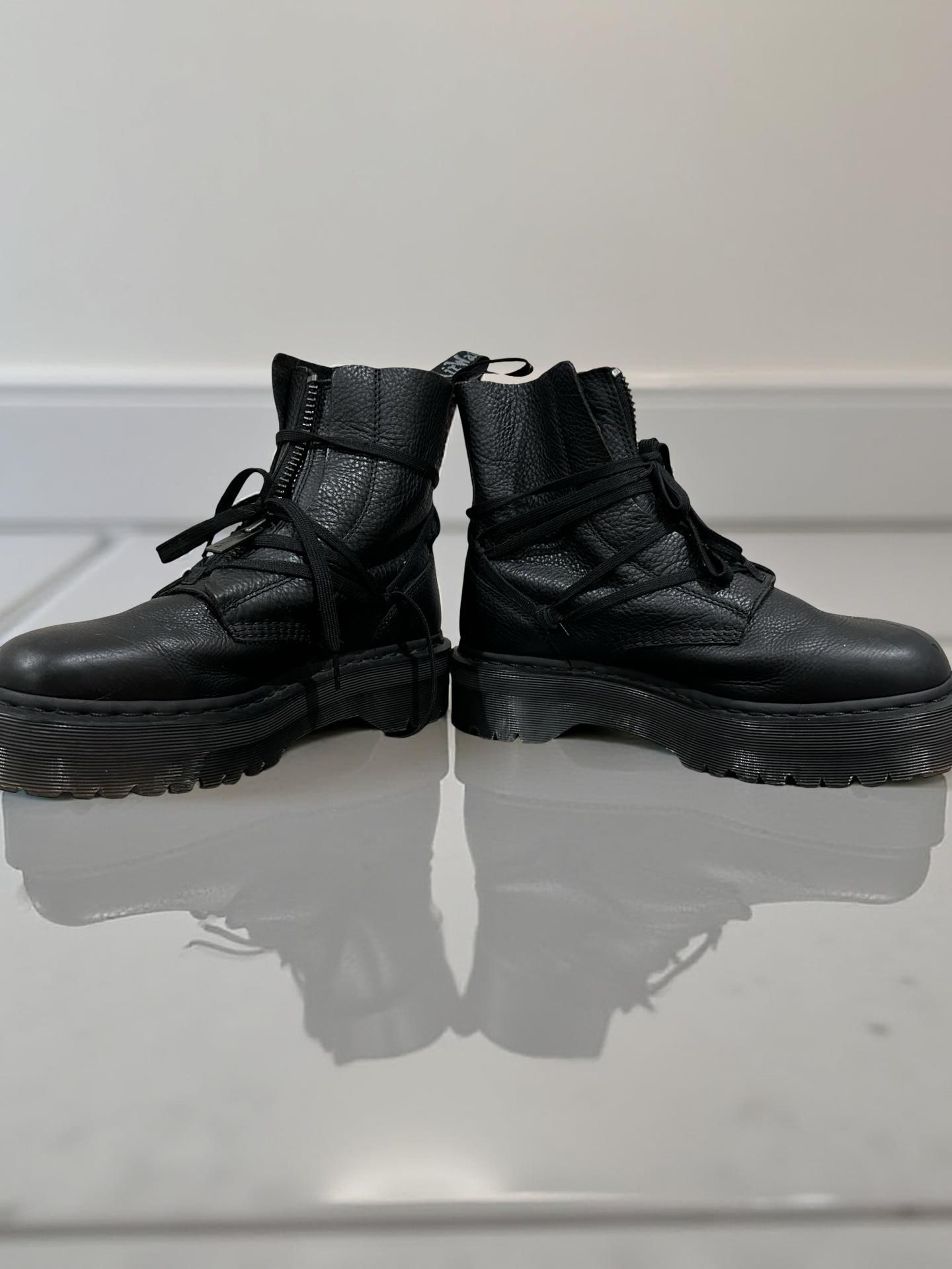 Dr Marten Jerick 2 Lace Leather Boots Similar To Rick Owen’s Style Rare