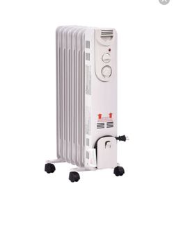 Electric oil filled space heater