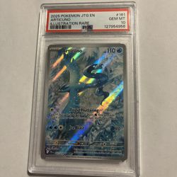 Pokémon TCG Articuno IR 161/159 Journey Together English Card, PSA 10