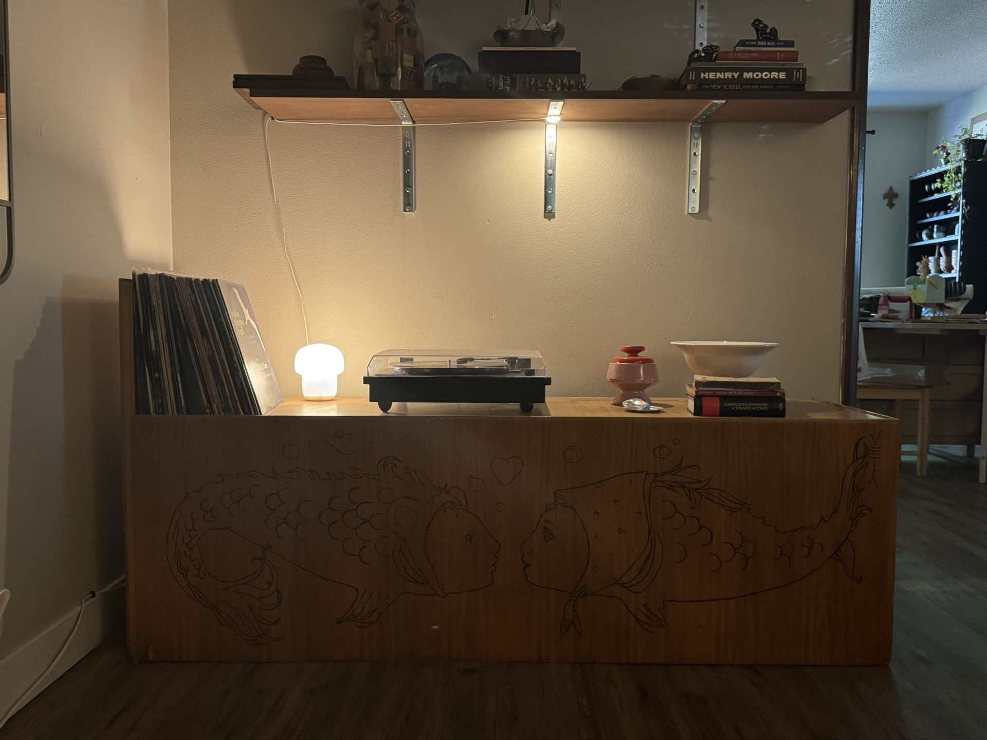 Custom Low Table/Display Bench