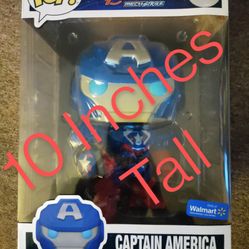 Funko POP Jumbo: Marvel: Avengers Mech Strike - Captain America - Walmart Exclusive