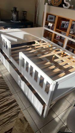 Children Bed Room Frame For 2 And Bottom Bed Bunk Bed