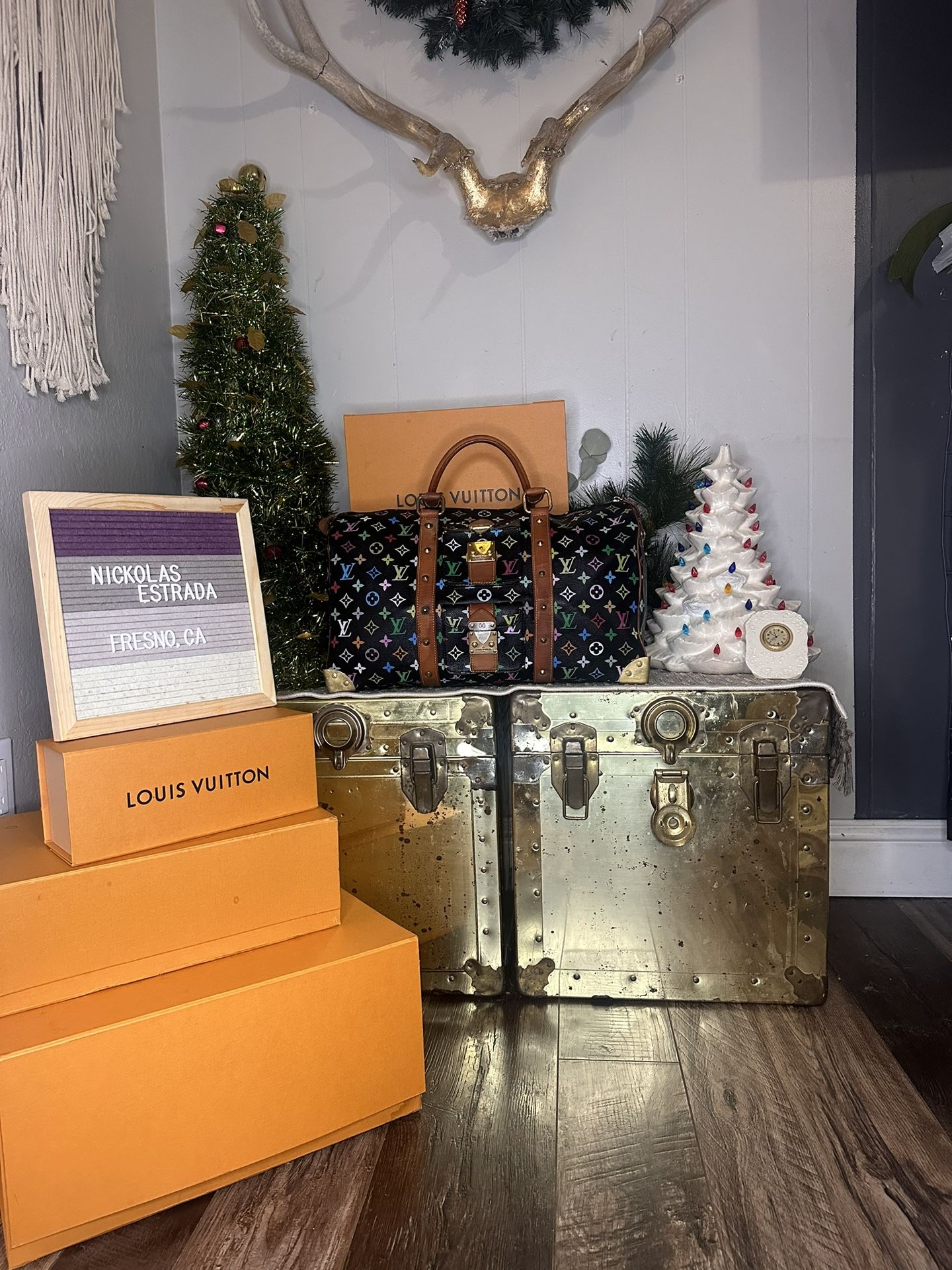 Louis Vuitton multi Color Keepall