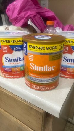 3 large similac sensitive
