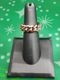 Ring - Wedding Band - Rose Gold 10k (.417) 10.5 grams Size 5.5