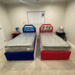 Twin Bed With Mattress 