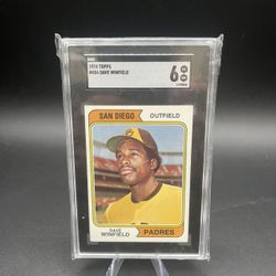 1974 Topps #456 Dave Winfield SGC 6 *3784