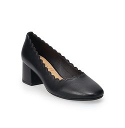 New Lauren Conrad Black Block Heel Pumps Women’s Size 6 & Size 7 Memory Foam