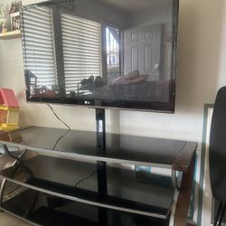 LG 55” Including TV Stand 