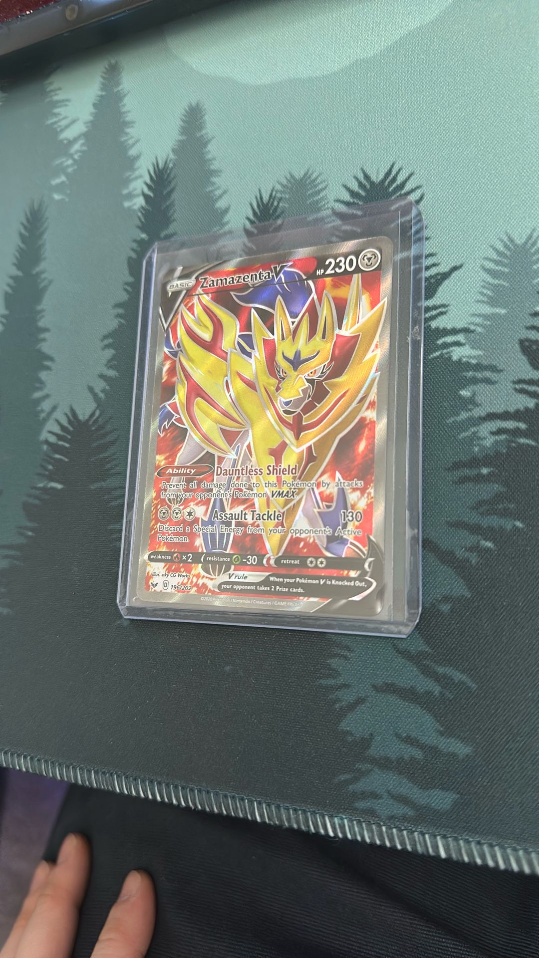 Pokemon TCG Sword & Shield Zamazenta V