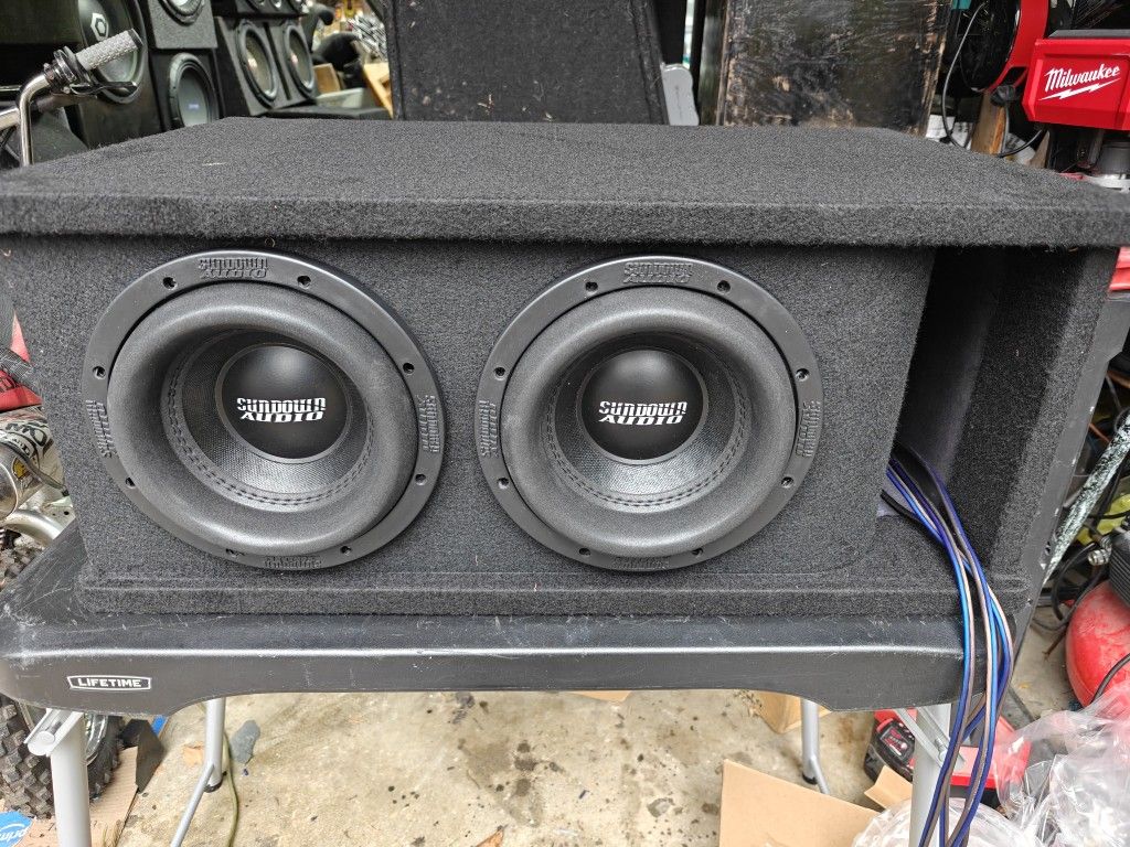 Sundown SAv3 8" Subs In A Ported Box NEW