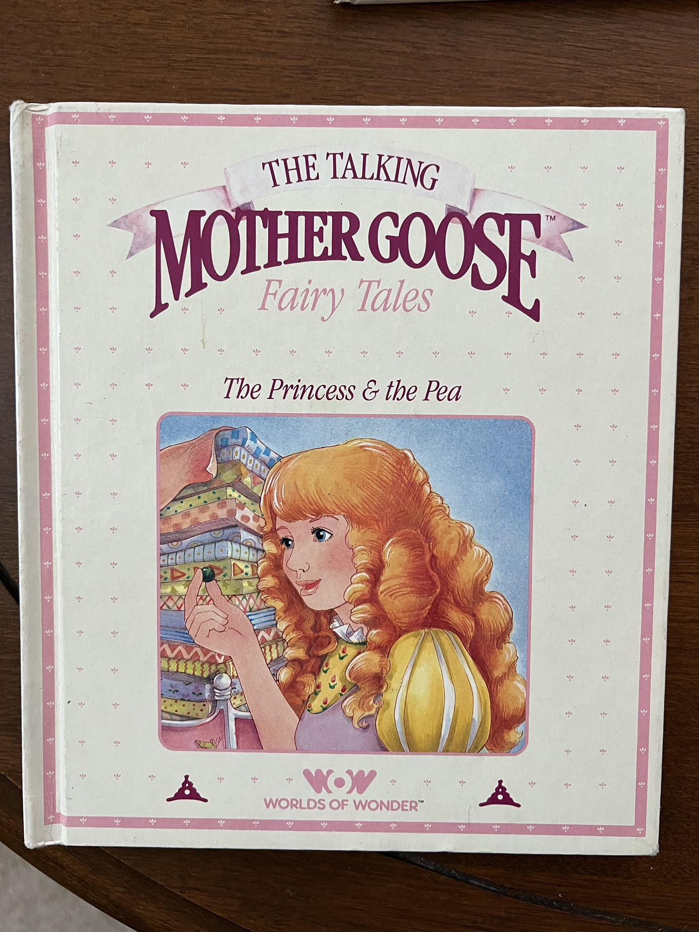 Worlds of Wonder, Talking Mother Goose the Princess & the Pea book only   IN GOOD PRE-OWNED CONDITION   WORLDS OF WONDER  1986  TALKING MOTHER GOOSE F