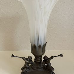 Vintage Tulip Glass Shade , Cupids 