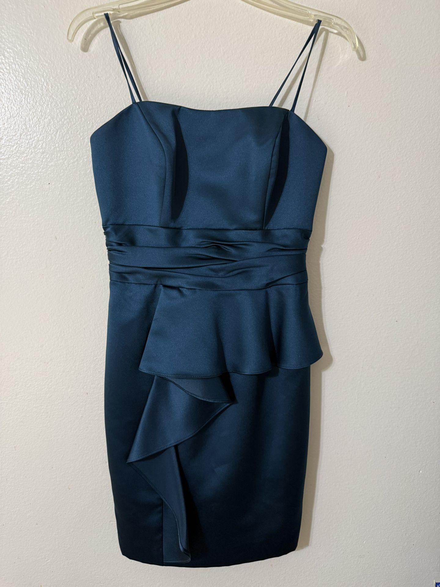 Davids Bridal Strapless Mini Dress