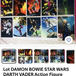 Lot 10 STAR WARS DARTH VADER Action Figure SIGNED ART PRINT 11"x17" Small Poster Size ‼️See ALL On SALE ‼️ Price Is FIRM ‼️