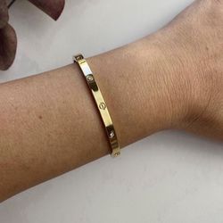 Cartier Small Love Bracelet size 17 in yellow gold