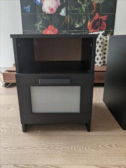 Black Nightstand, Great Condition