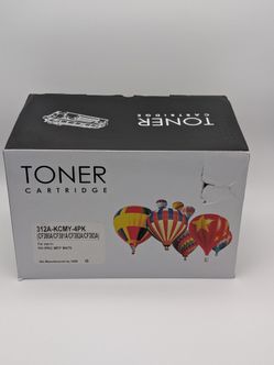 4-Pack Compatible Toner 312A for HP Color LaserJet Pro MFP M476 - Black/CMY