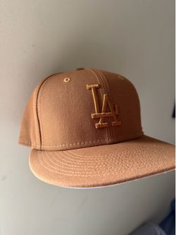 Los Ángeles Dodgers Tan Fitted hat