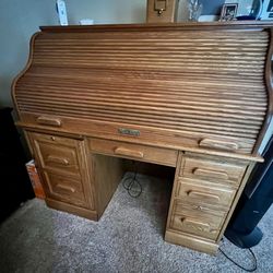 Computer Roll Top Desk