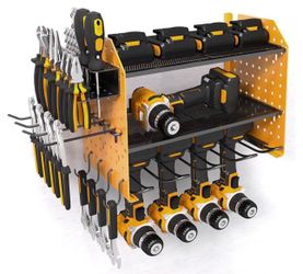 Yellow Power Tool Organizer