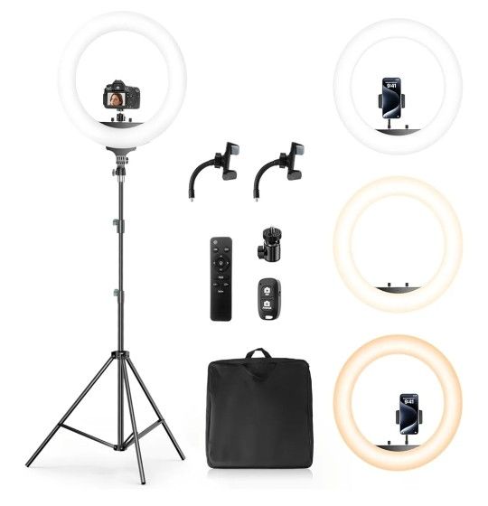 22" Ring Light W Tripod