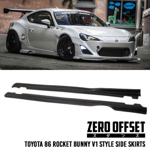 V1 rocket bunny side skirt for Frs,Brz and Toyota 86