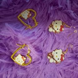 Hello Kitty Earrings 