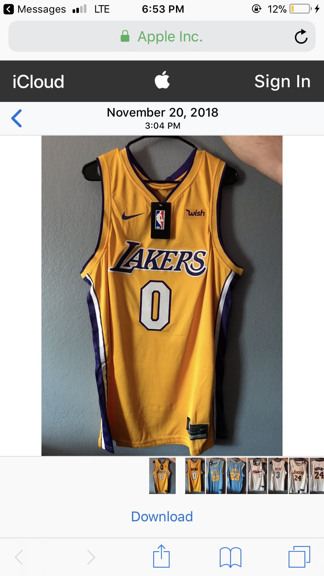 Bulk NBA jersey lot of 200 15$ each 3000$
