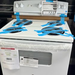 Stove White With Coil New 1 Year Warranty 