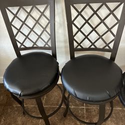 two tall chairs 
