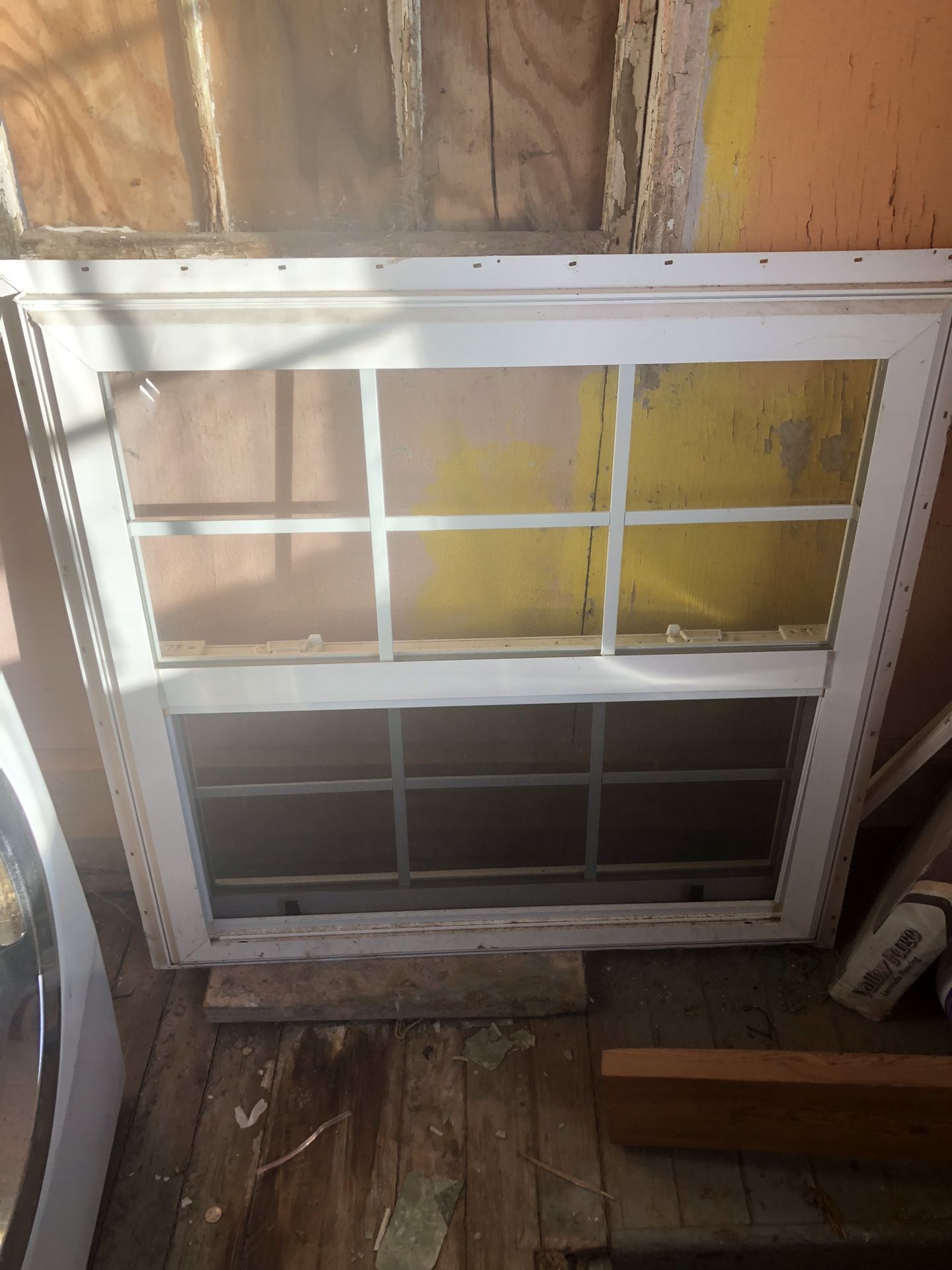 White Vinyl Window (approx 36x36)