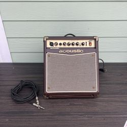 “Acoustic” Brand Electric / Acoustic Guitar & Singing Amplifier / Amp - 15w