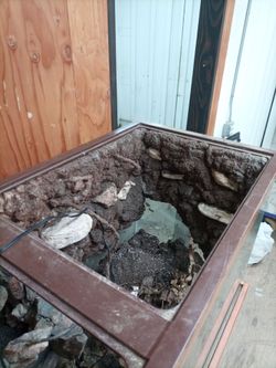 80 gallon aquarium terrarium combo. Lots of potential