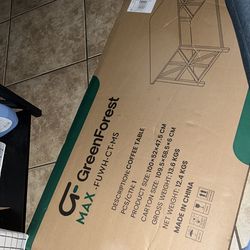 Brand new coffee table not yet opened!