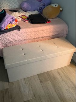 Storage bedside bench