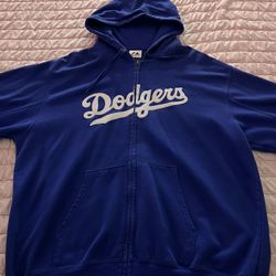 Dodgers zip up hoodie 