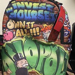 Monopoly Sprayground Backpack W Tag