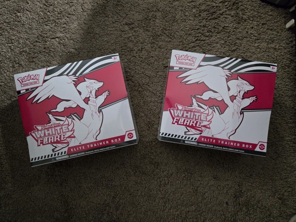 Pokemon White Flare ETB Sealed 
