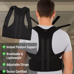 Posture Corrector Back Brace – Adjustable Support for Men & Women