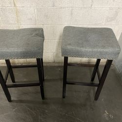 Two Bar Stools 29”