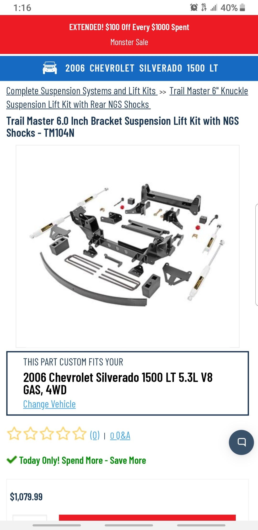 TM lift kit for Sale in Bakersfield, CA OfferUp