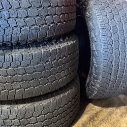 4 Goodyear Tires 265/60/18
